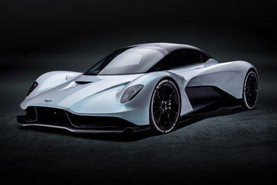Aston Martin mid engined twin turbo V6 hybrid Valhalla project 2019 
